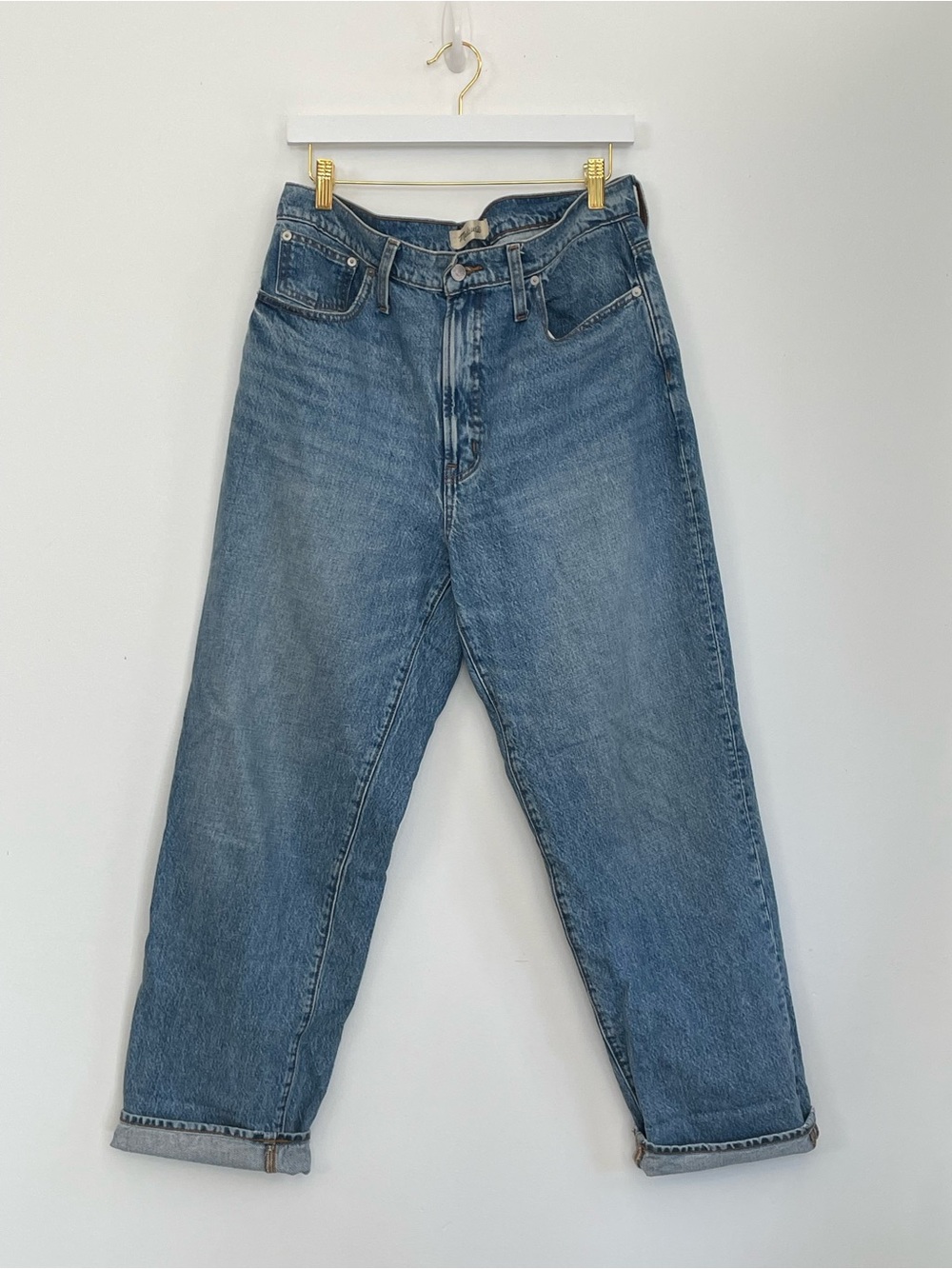 Madewell Women’s Straight Blue Denim Jeans